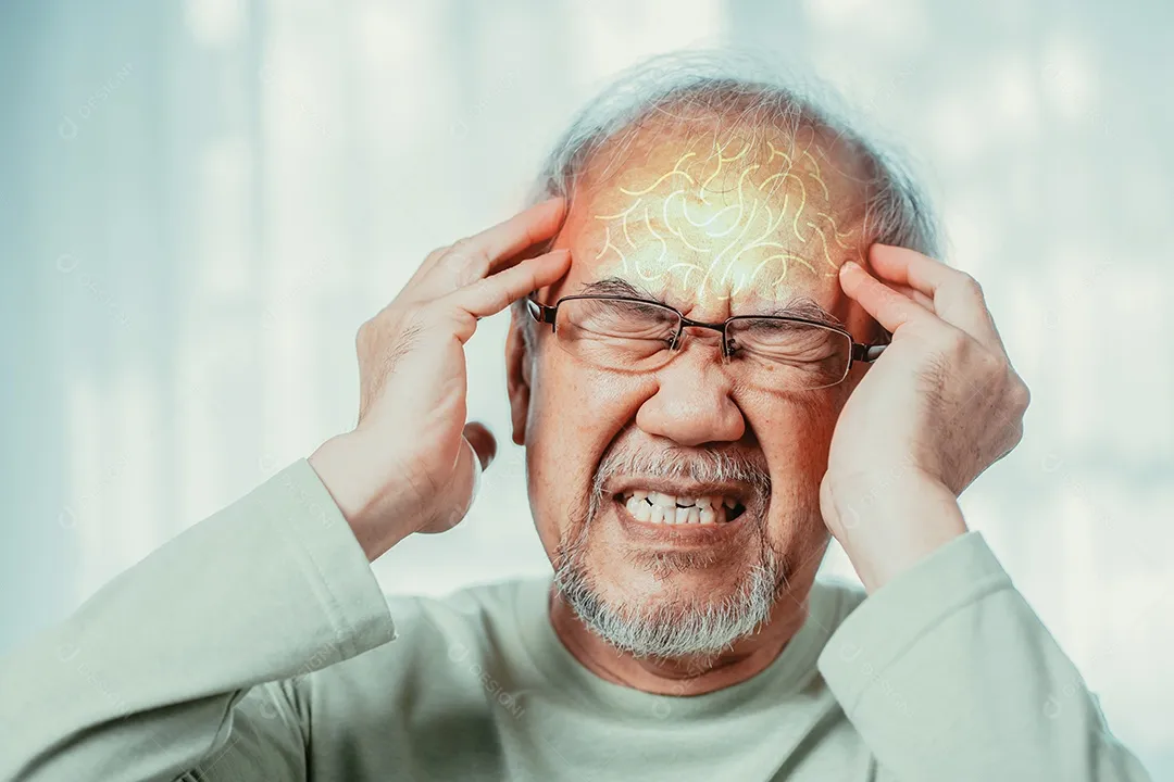 Person with discomfort