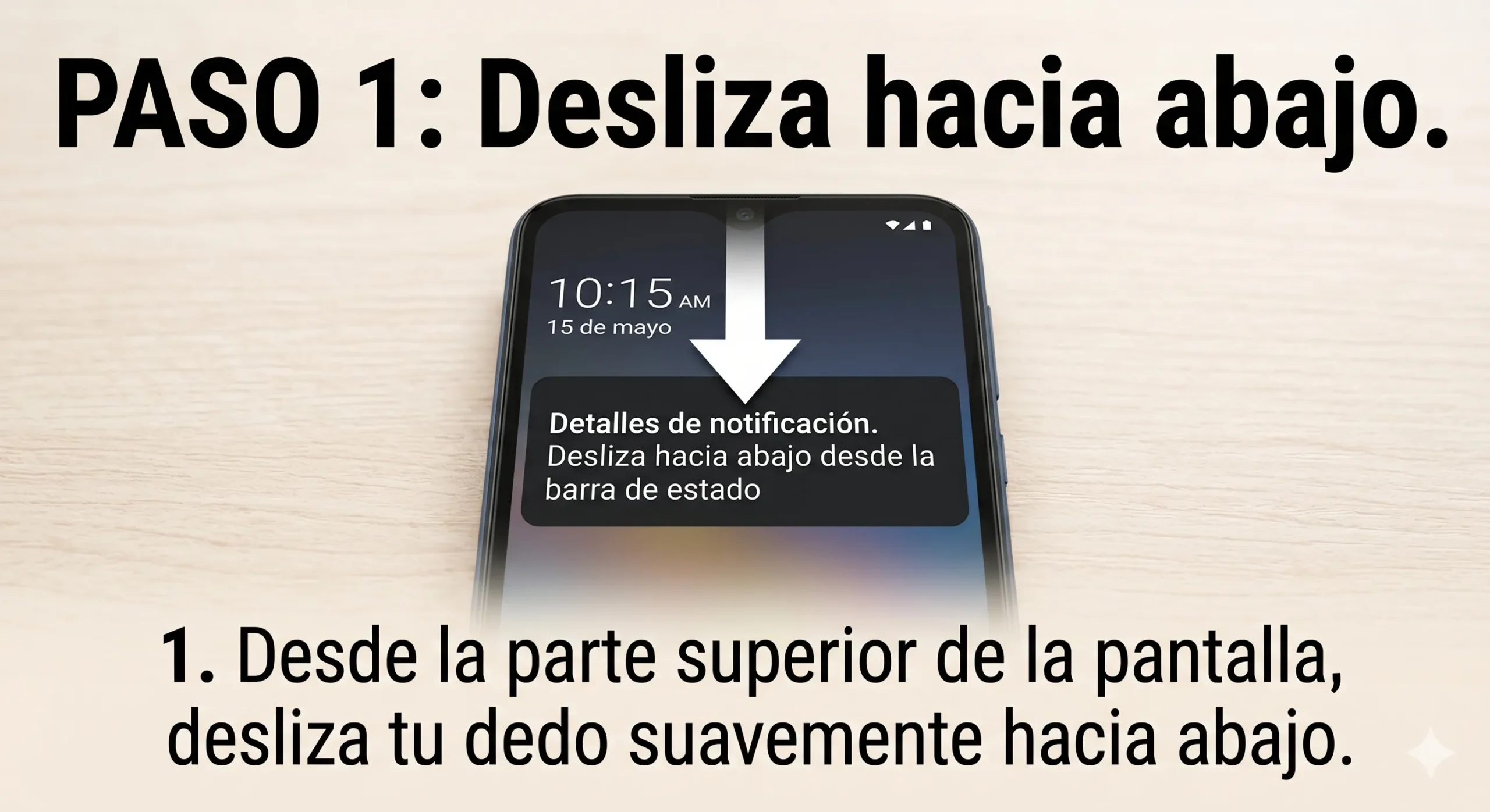 Paso 1: Revisa el volumen